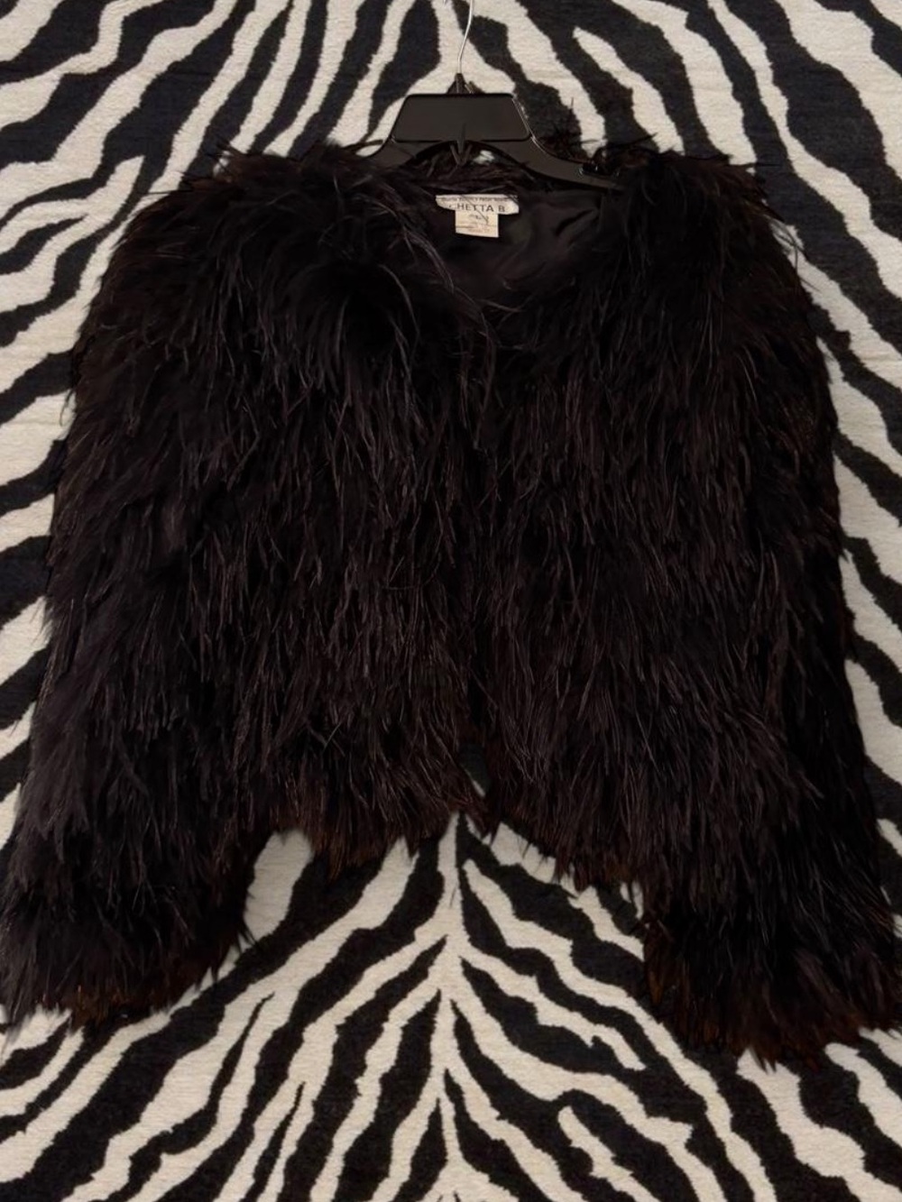 Vintage Ostrich Feather Jacket
